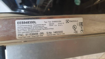 Repair of PMM Electrolux EES948300L PNC 911536456 06  - Изображение Серия и номер платы.jpg